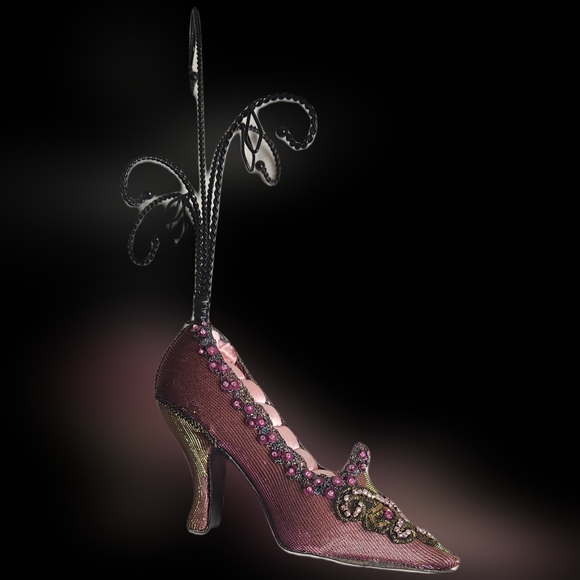 #J28 Fashion Jewelry High Heel Shoe Ring & Necklace Display Stand Organizer - Picture 10 of 14